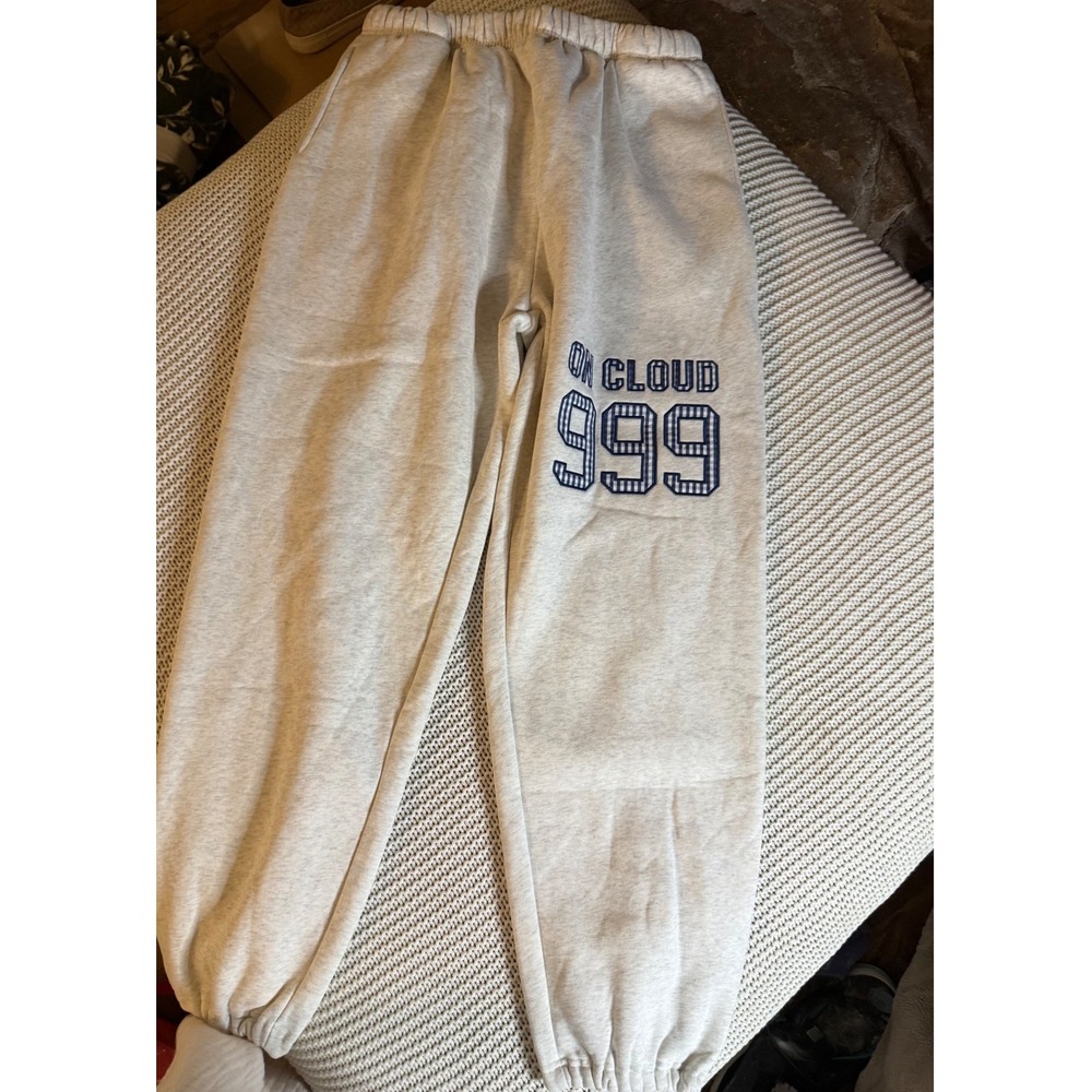 The Mayfair Group On Cloud 999 Sweatpants Gray Joggers Women Size M/L